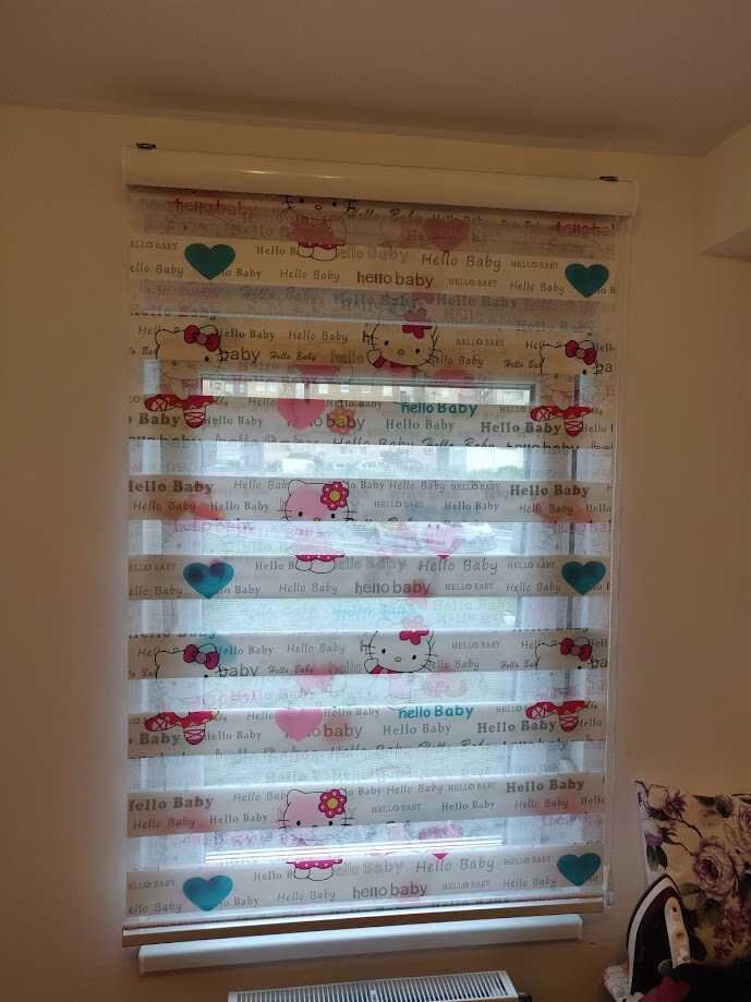 Zebra Hello Kitty dezen zavese